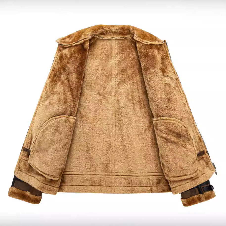 Suede Padded Jacket