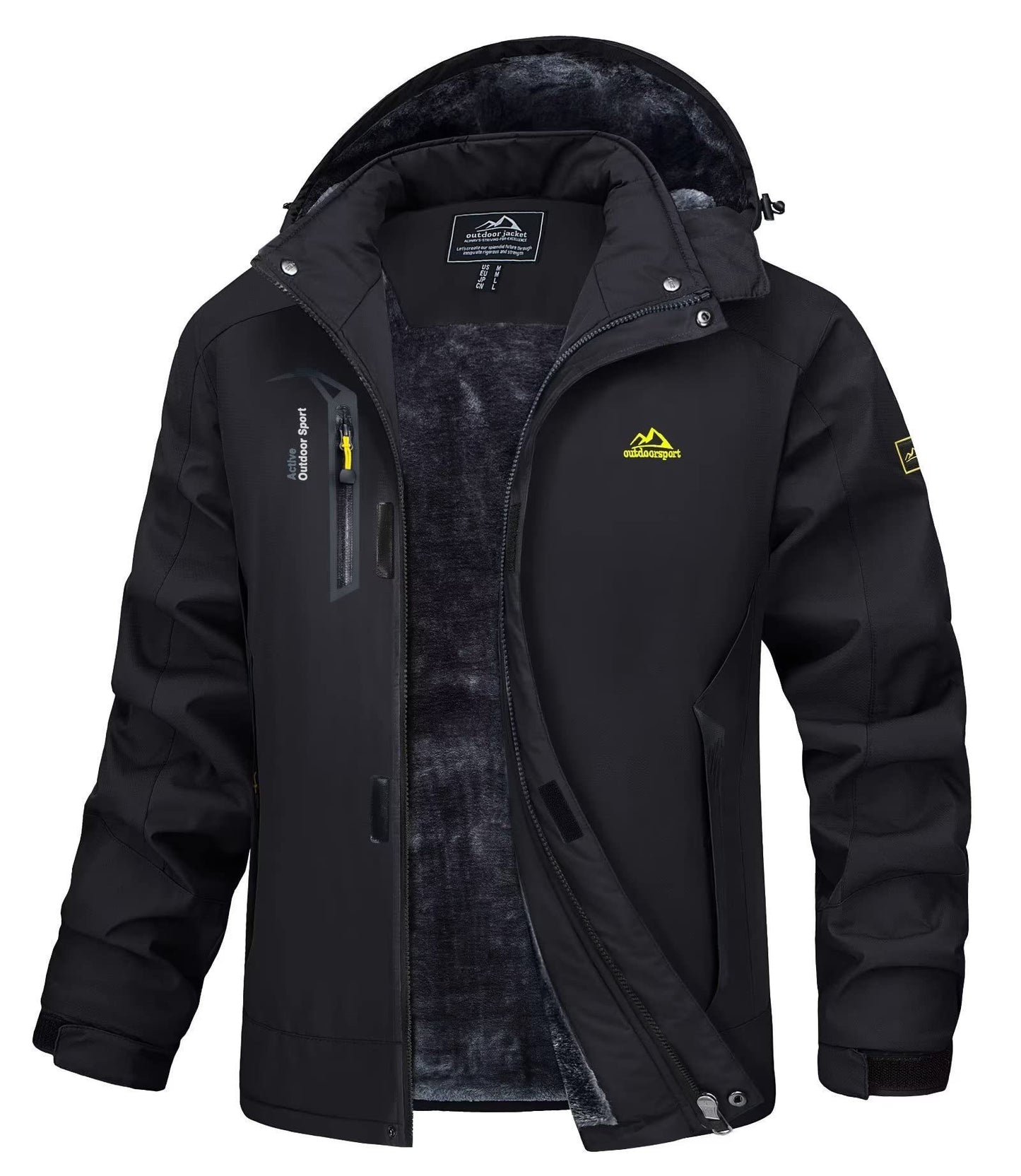 Outdoor Hooded Winter Jacket