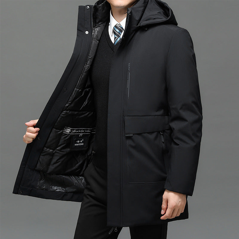 Warm slick autumn jacket