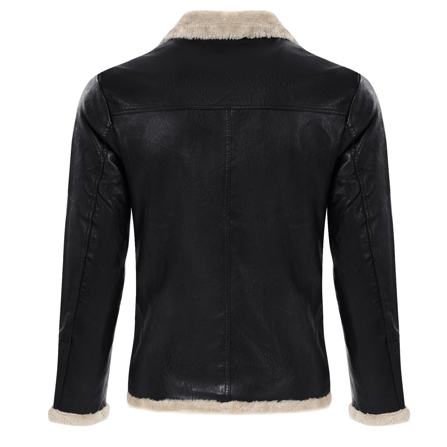 padded leather jacket