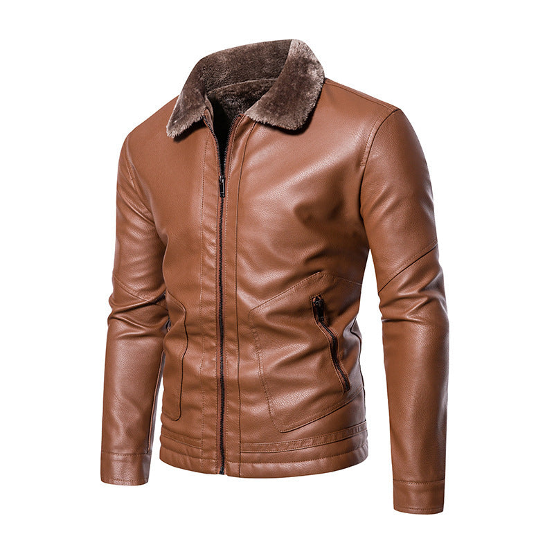 Slim Fit Leather Jacket