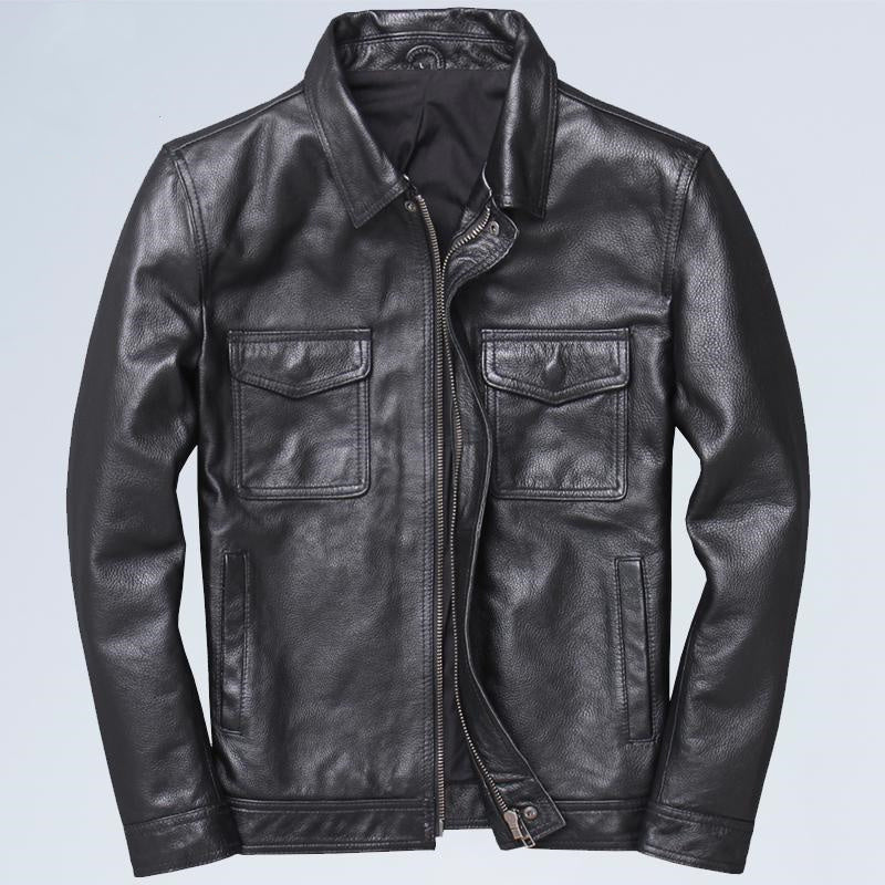 Loose Leather Jacket