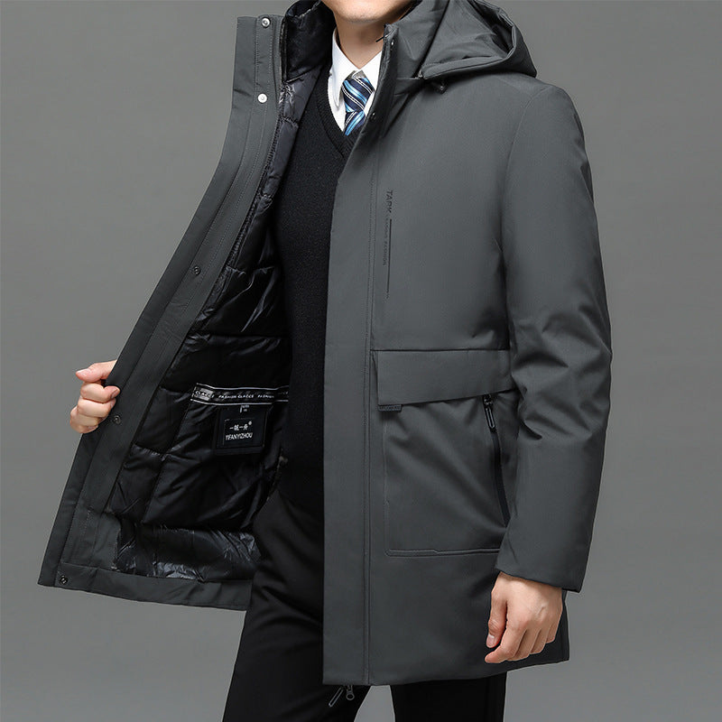 Warm slick autumn jacket