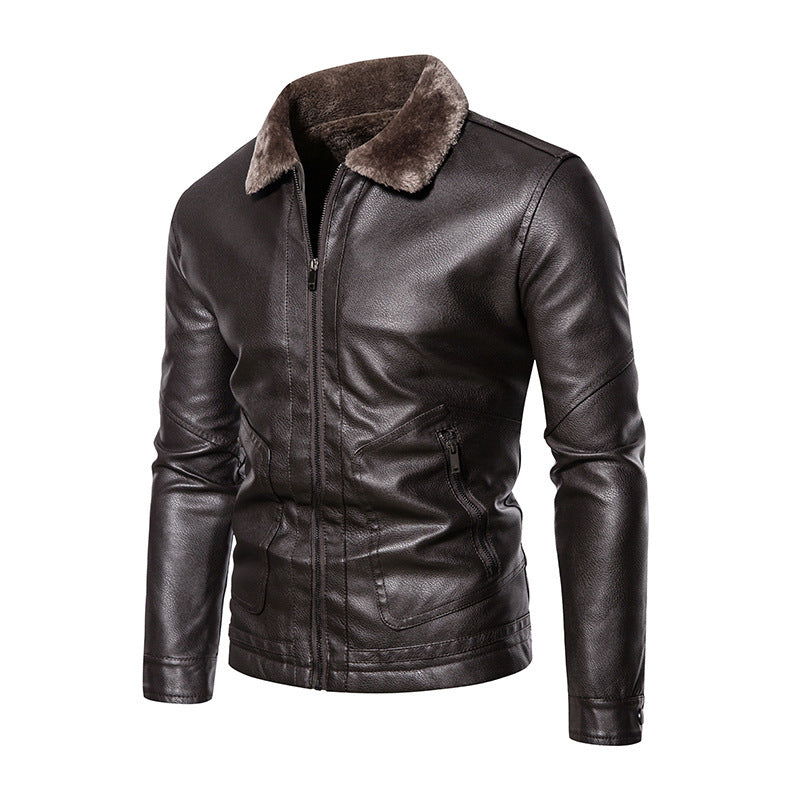 Slim Fit Leather Jacket