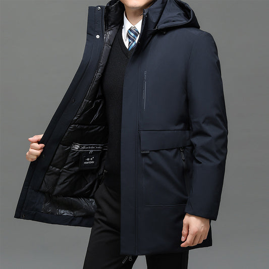 Warm slick autumn jacket