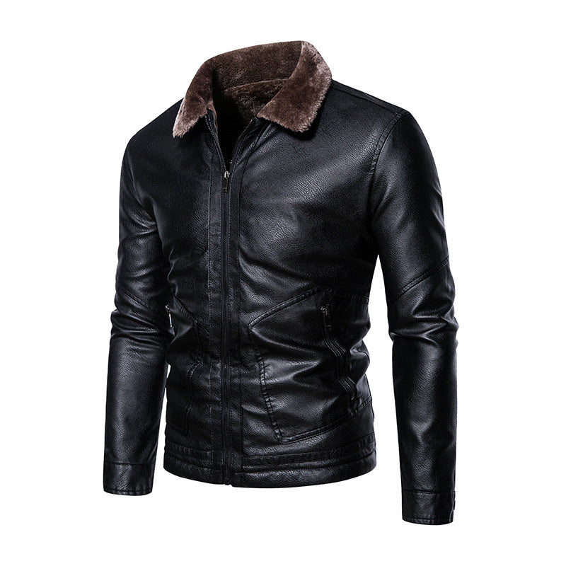 Slim Fit Leather Jacket