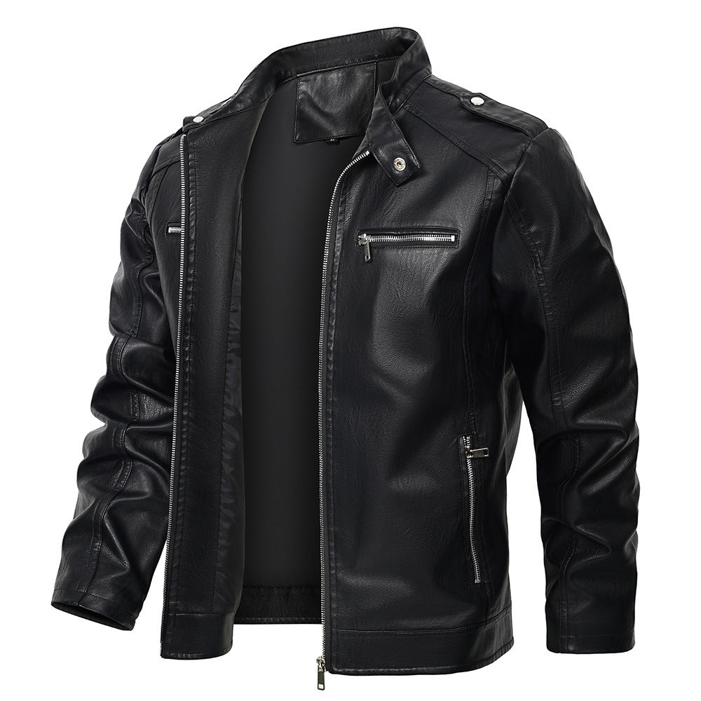 Biker Black Leather Jacket