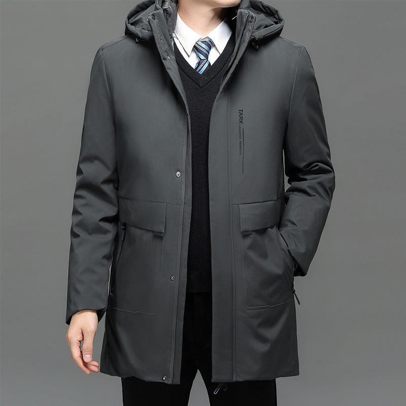 Warm slick autumn jacket