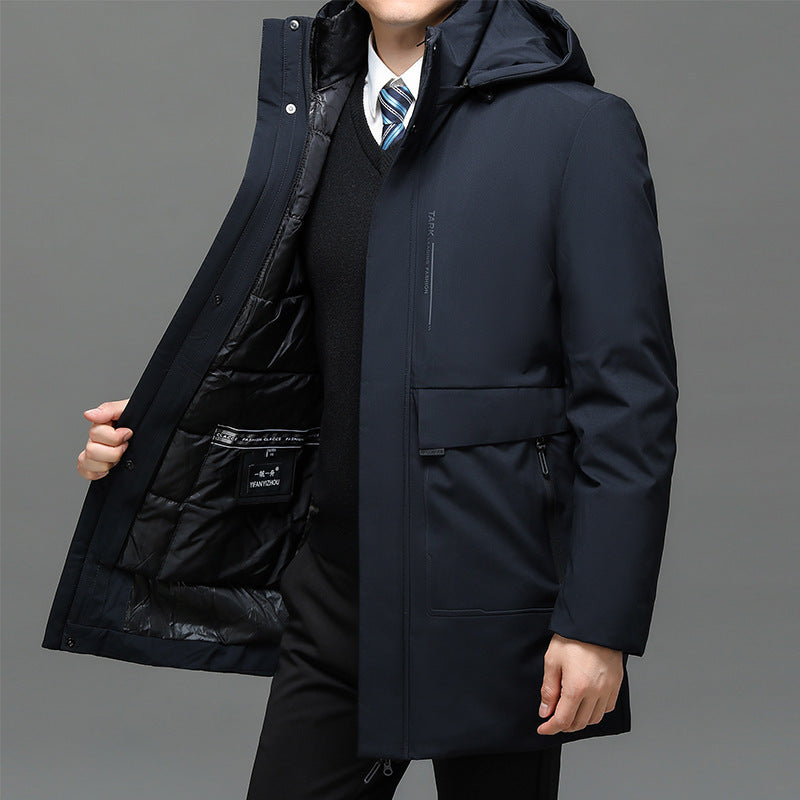 Warm slick autumn jacket