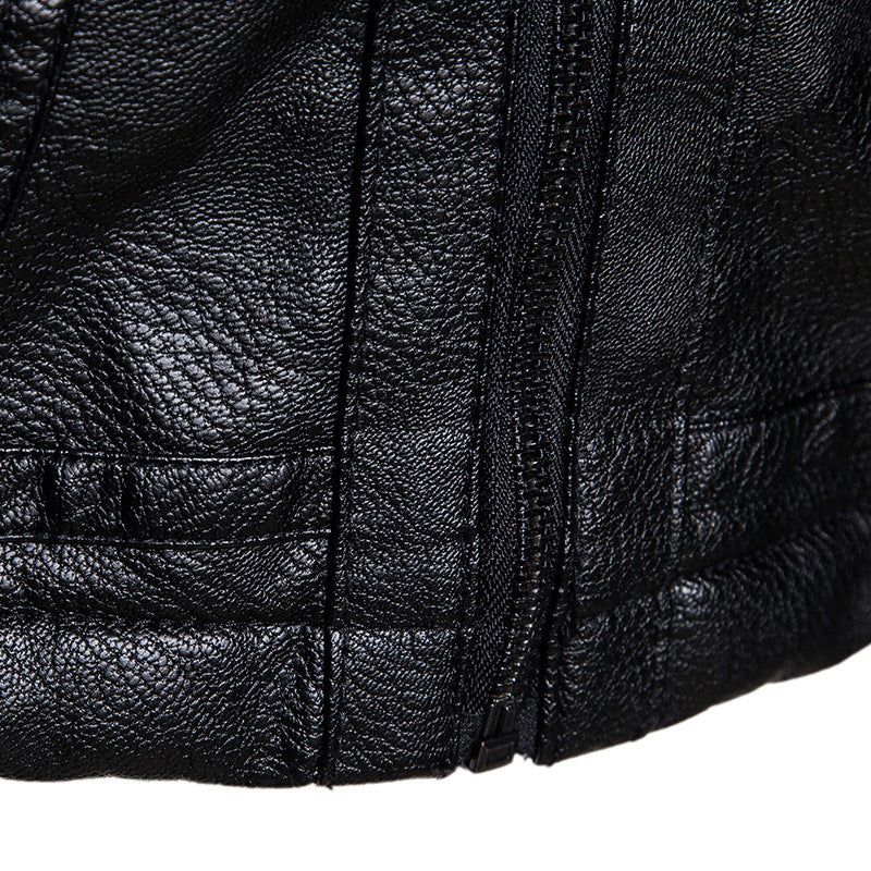 Slim Fit Leather Jacket