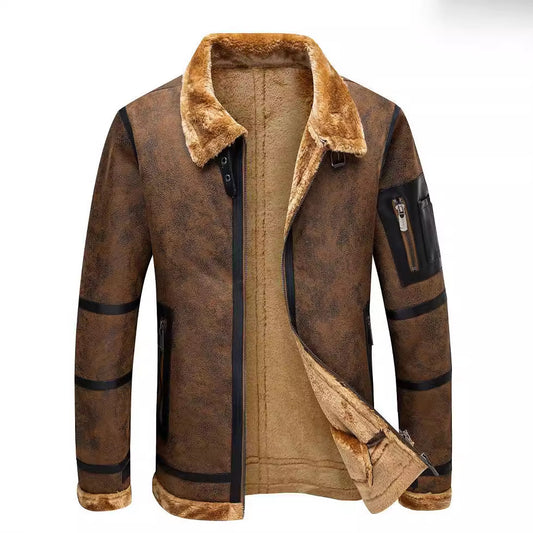 Suede Padded Jacket